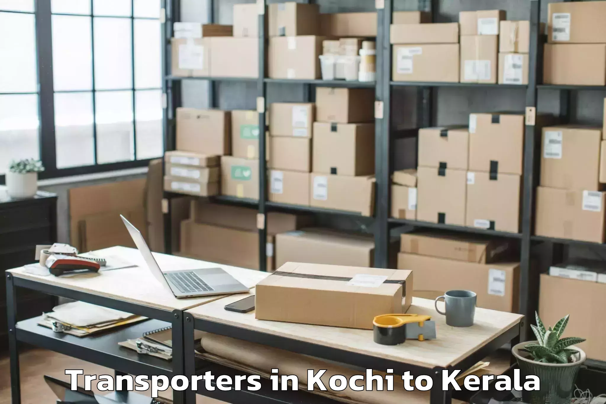 Professional Kochi to Cherpulassery Transporters